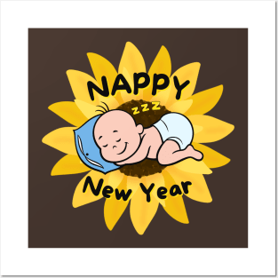 Sleepy Sunshine: Nappy New Year Posters and Art